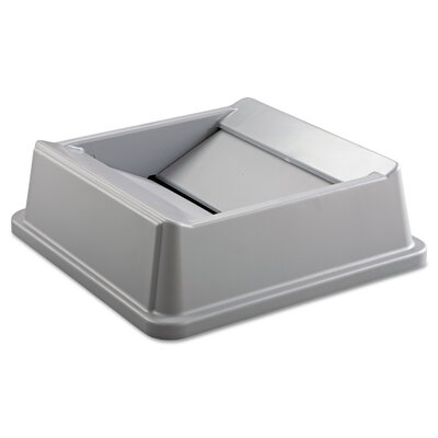 Untouchable Square Top - 35 and 50 gallon -  Rubbermaid Commercial Products, FG266400GRAY