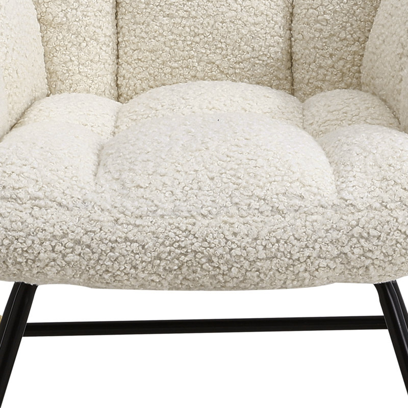 Herrera Rocking Chair, White