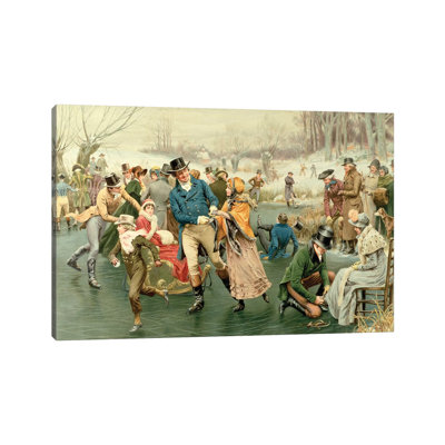 A Merry Christmas, from the Pears Annual, 1907 1 Piece Wrapped Canvas Wall Art