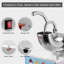 Electric Dual Blades Ice Crusher Shaver Stainless Steel Snow Cone Maker Machine