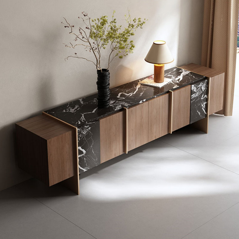 Minimalist Creative TV Stand, 23.62" H x 78.74" L x 15.75" W