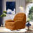 Nikeyia Upholstered Swivel Recliner-289655093