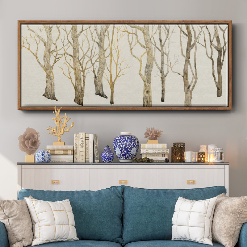 Bare Trees II- Framed Canvas