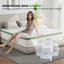 Matelas hybride pleine grandeur 10 po dans une boîte, couche de mousse à mémoire de forme et ressorts ensachés individuellement pour soulager la pression, mi-ferme, CertiPUR-US-989829762-989829767