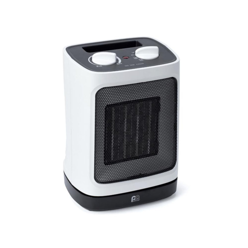 Perfect Aire 1500W White Ceramic Electric Space Heater with Thermostat