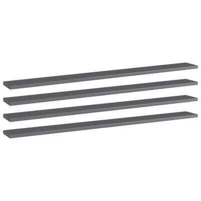 Lochan 4 Piece Wood Bracket Shelf