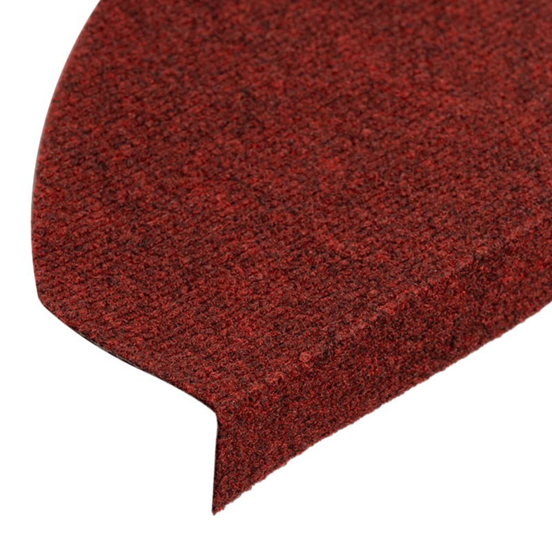 Hixson Red Stair Tread, Semi-Circle 22.5cm x 65cm