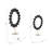 Darrah 2 Pieces 15/18" Operose Statuary, Black