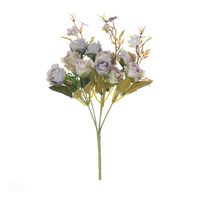  Fleurs artificielles pour la décoration de la maison Plantes artificielles et bouquets de fleurs Convient pour les mariages et les aménagements floraux d'hôtel et d'aménagement paysager de fleurs artificielles