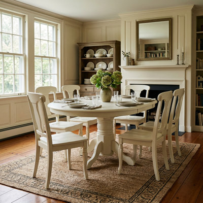 Solid Wood Top Dining Set