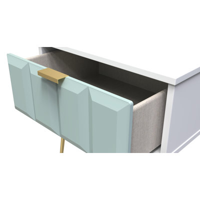 Allem 1 Drawer Bedside Cabinet (Ready Assembled)