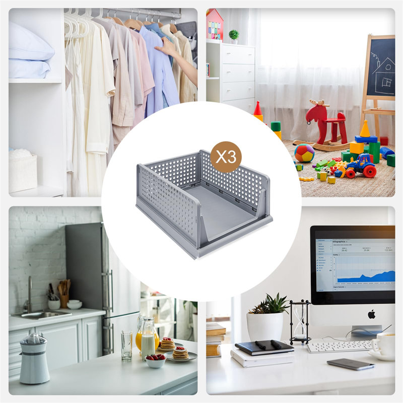 Stalter Plastic / Acrylic Shelf Divider, Grey