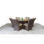 Faith 6 - Person Round Patio Dining Set with Cushions included-21808586-21808584