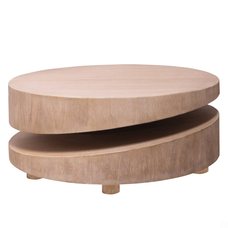 Round Wood Coffee Table