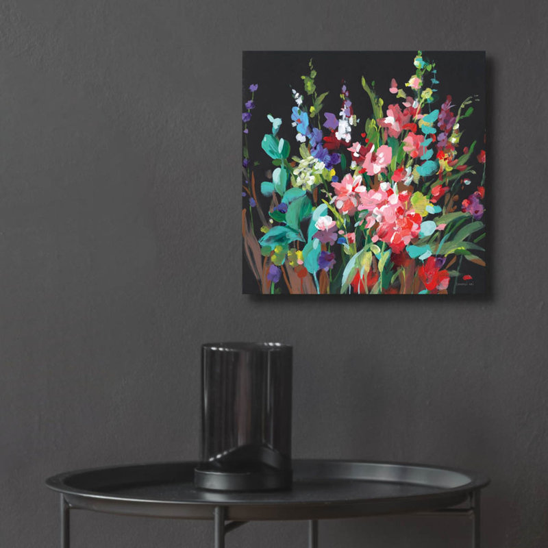 «Brightness Flowering» par Danhui Nai, art mural en verre acrylique, H 12 po x l 12 po x P 0,13 po