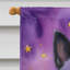 Schnauzer, roi du Mardi gras, drapeau de jardin