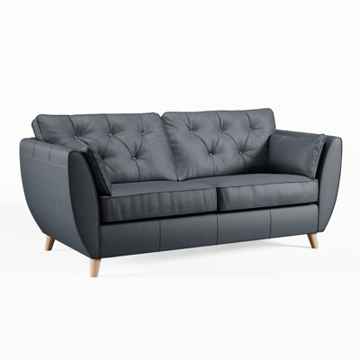 Marylin Leather 3 Seater Sofa