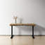 Table élévatrice en bois de tabac-584562306