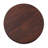 Lincya Round Solid Wood Top Metal Base Dining Table