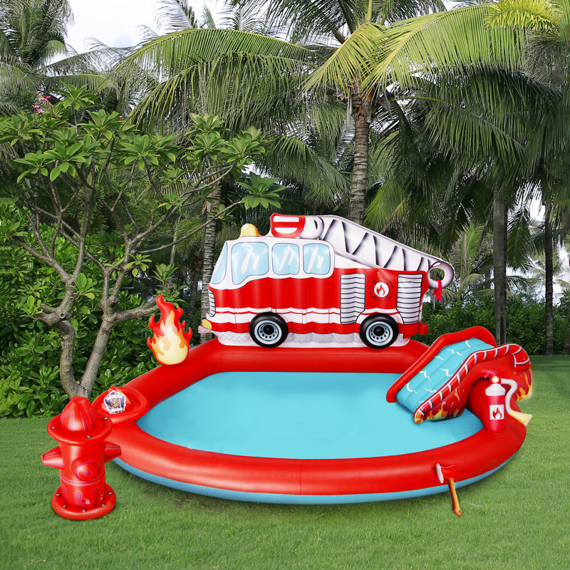 Centre gonflable de 82 pouces pour piscine et aire de jeux