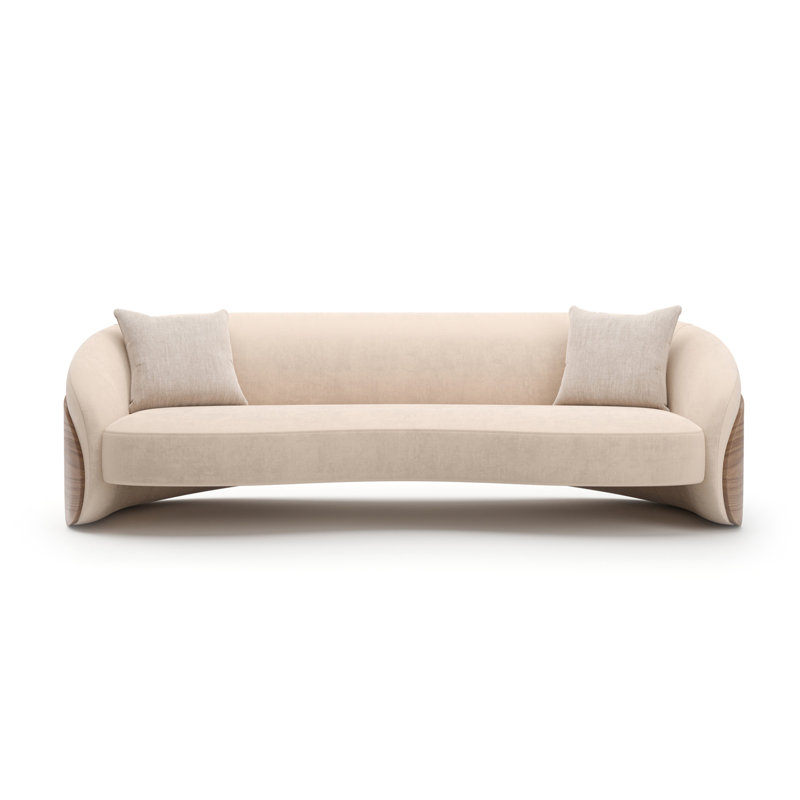 Fleur Wood Back Sofa