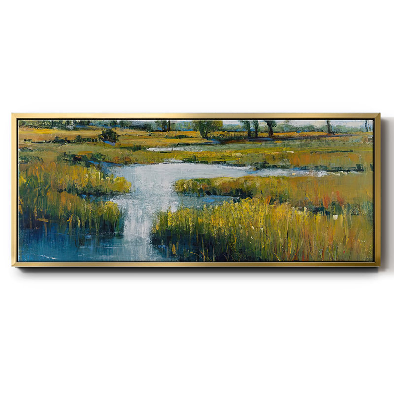 Marshland View III - Framed Canvas