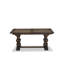L'ensemble de table de salle à manger 5 pièces contient une table rectangulaire en bois avec rallonge amovible et 4 chaises, Jacobean