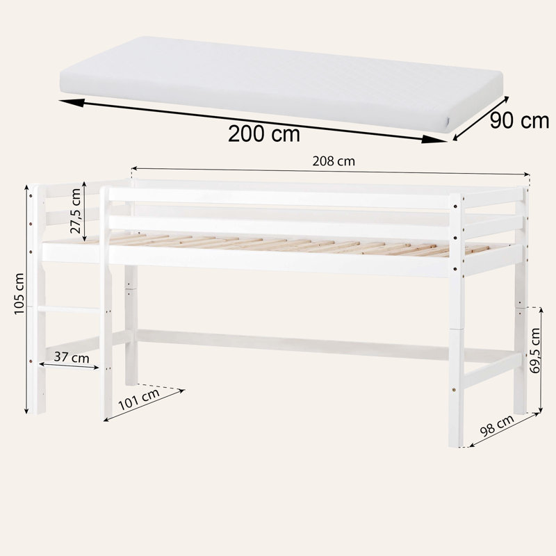 Eco Dream Mid Sleepers, European Single (90 x 200cm)