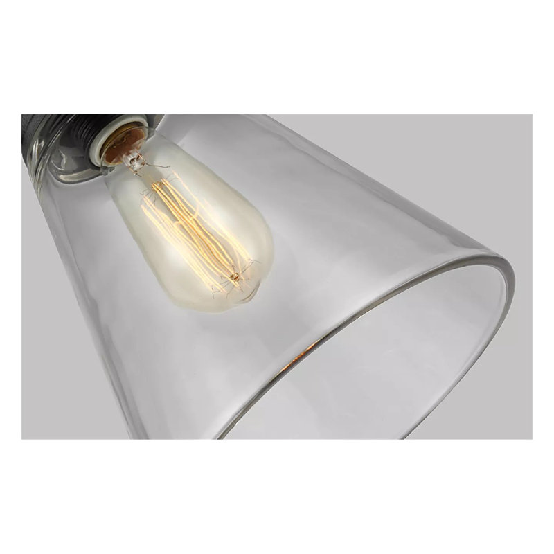 Luminaire suspendu conique 1 lumière Topanga, Laiton vieilli peint / Zinc vieilli foncé, H 11,62 po x l 8,5 po x P 8,5 po
