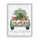Az-655 - Camion de joyeux Noël encadré sur bois