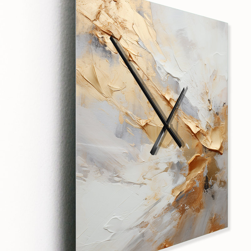 Eisah - Horloge murale moderne à formes abstraites, Petit