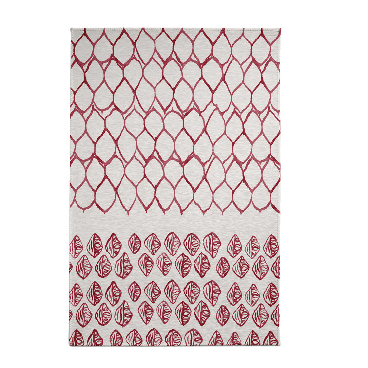 Chenille Geometric Indoor Rug
