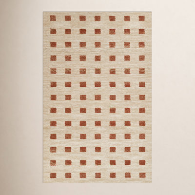Lanora Hand-Tufted Geometric Wool Rug