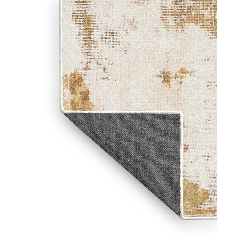 Abstract Indoor Rug, Rectangle 2' x 4'