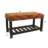 Wool Upholstered Storage Bench