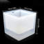 Seau à glace en plastique multicolore à DEL 