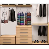 Purse Organizer For Closet, Bag Organizer With 10 Big Hooks, 360 Degree Rotation Purse Hanger For Organizer And Display