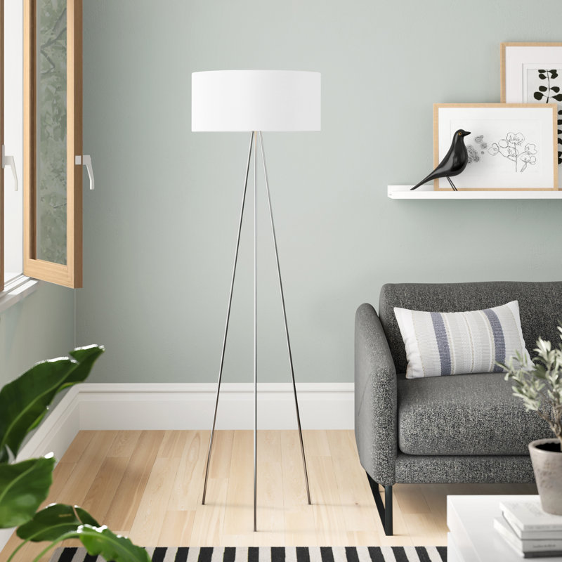Aguilar 152cm Tripod Floor Lamp, White