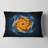 Blue Nautilus Shell Pattern - Abstract Printed Throw Pillow