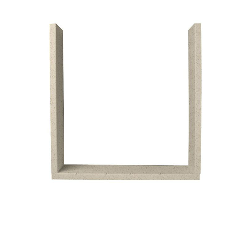 Solid Surface Shower Trim Kit, Tahiti Desert