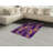 Eggplant High Density Long Fiber Poly Threads Decorative Area Rug Carpet-42031521