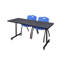 Table de formation en T Nick Nick, chaises empilables 2 M-51833536-32701888-32701885