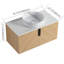 Meuble-lavabo 36 po avec lavabo en céramique