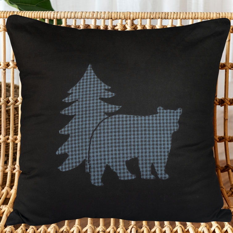 Rustic Cotton Square Pillow