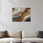 Impression sur toile Marble Essence or et gris, art mural de qualité supérieure pour le salon, 24 x 32 po