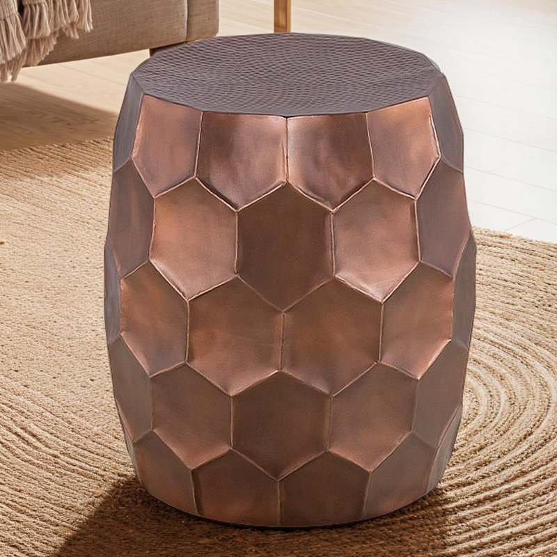 Maggie Coffee Table And End Table Copper, Copper