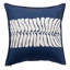 Coussin lombaire intérieur / extérieur fabriqué à partir de fils de polyester recyclés - double face, résistant aux taches, lavable à la machine - tropical - patio, terrasse, porche, salon - Hilo - bleu - (14 po x 24 po)-122942578-122944569