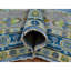 9'2"x12'2" Blue Heris Design Hand Knotted 100% Wool Vegetable Dyes Rug 4484649BEA05468483B1BD37162624CB