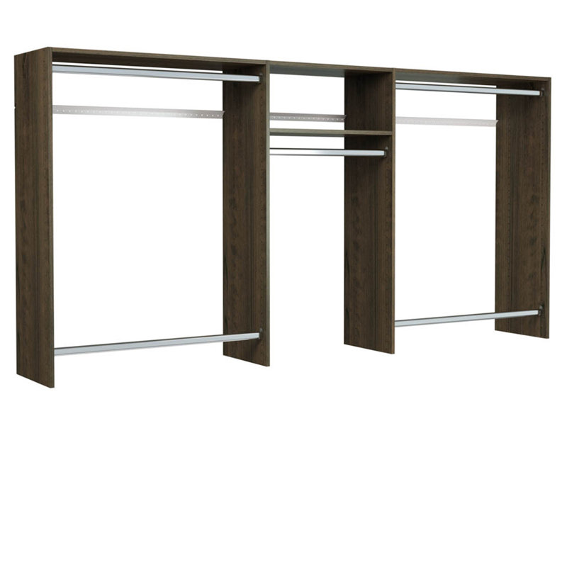 Grid 48'' - 96'' Closet System (Can Be Cut To Fit), Truffle