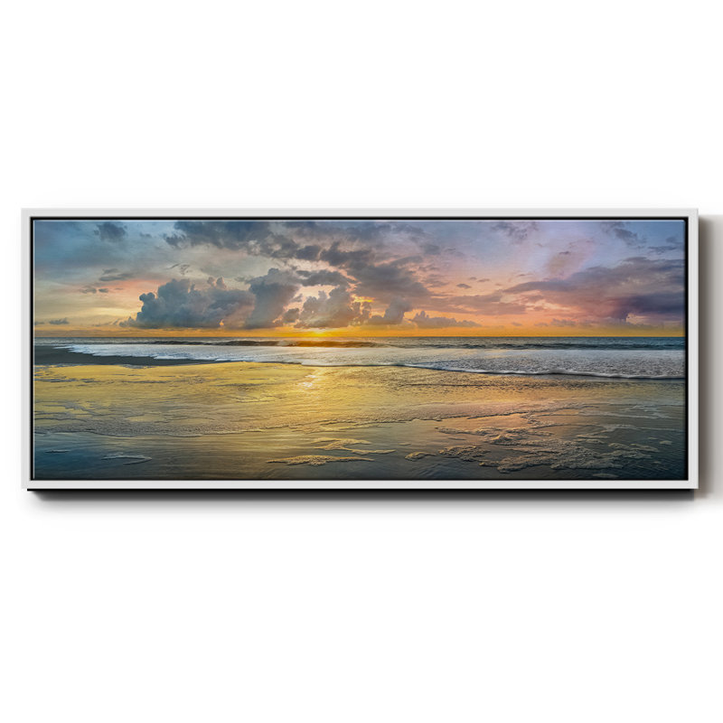 Harbor Point- Framed Canvas, 8" H x 20" W
